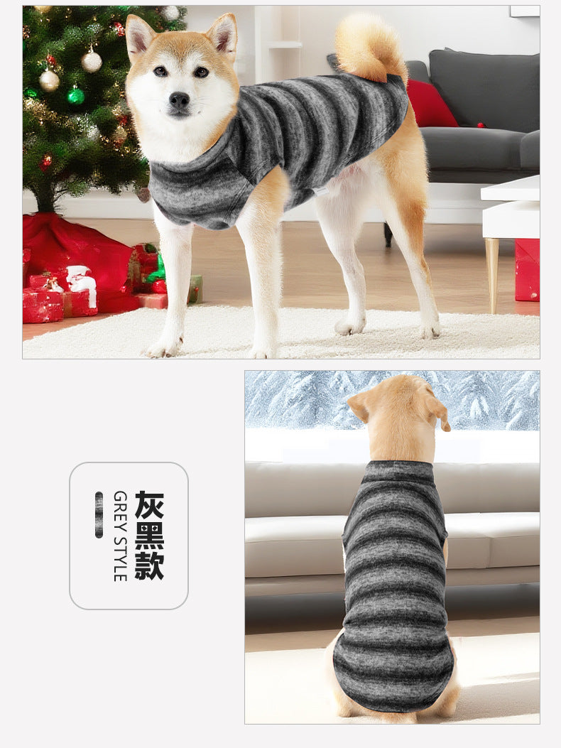 Amazon New Dog Sweater Autumn Winter Home Wear Warm Comfortable Large Dog Clothes In Stock Factory Direct Sale